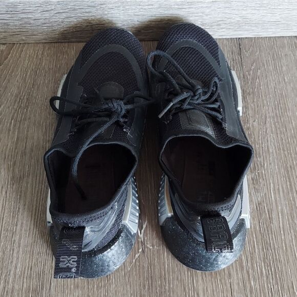 Adidas NMD R1 Spectoo Women’s Athletic Sneaker Running Shoe Black Glitter GZ9288 - Picture 6 of 13